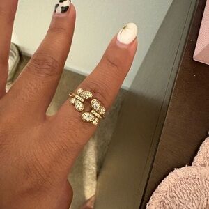 Pandora Gold plated Butterfly Ring